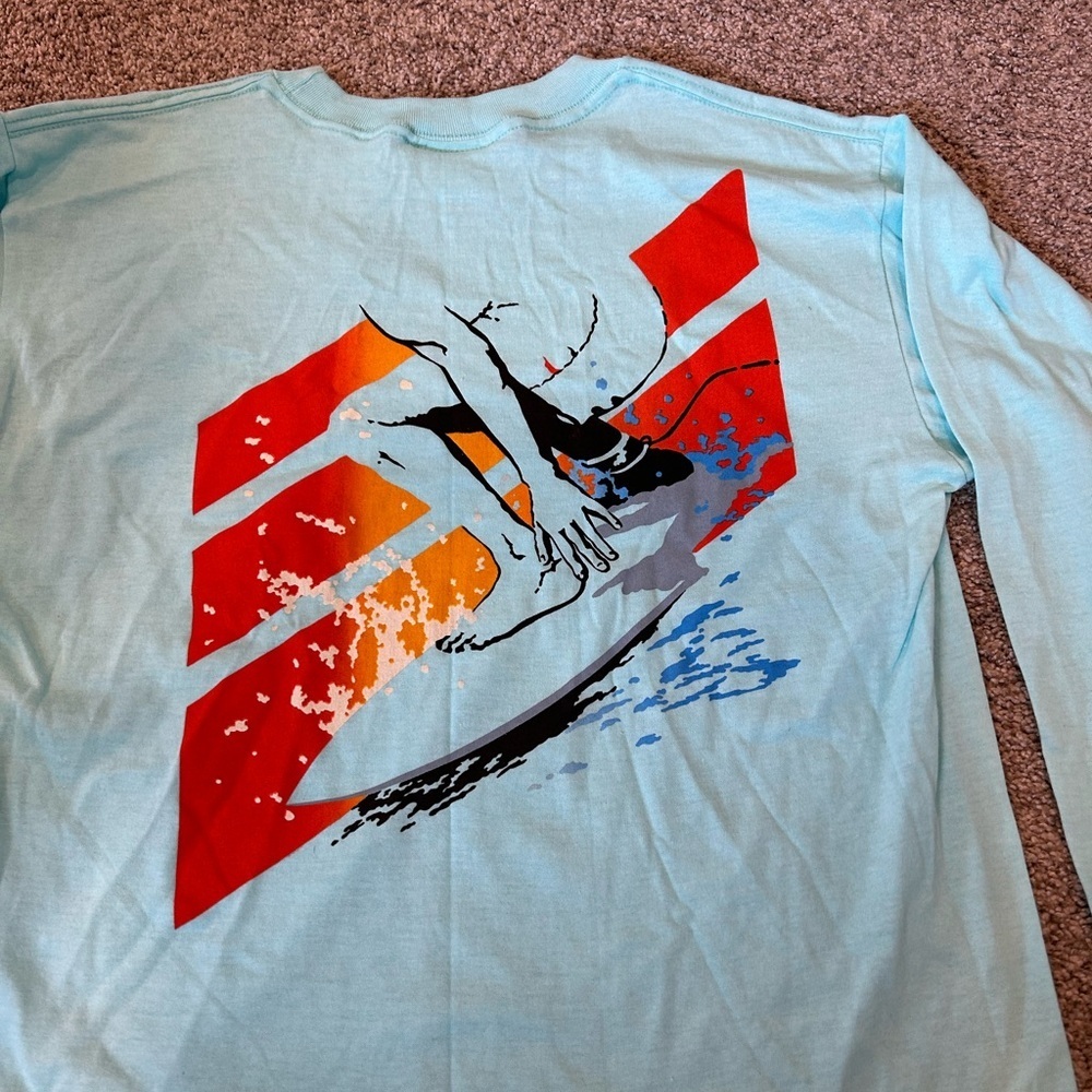 NWT Vintage Pipeline Long Sleeve T. Surfing. Made in USA. Beach life. West Coast - Picture 2 of 12